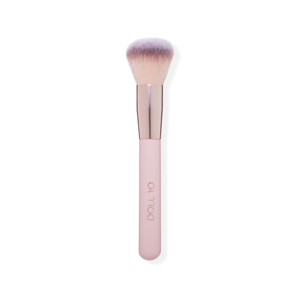 Powder Foundation 10 Brush Beauty Doll –