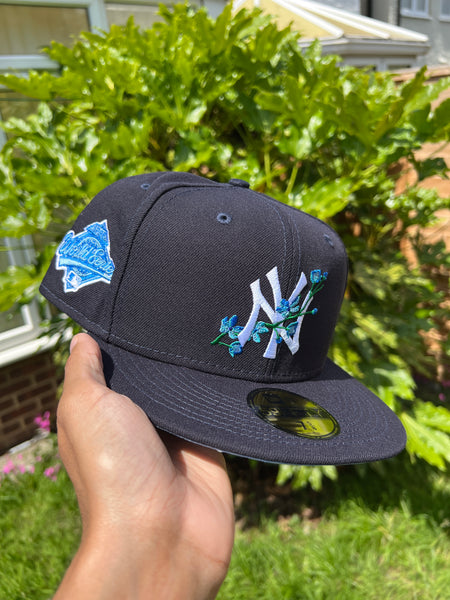 mlb side patch bloom fitted hats