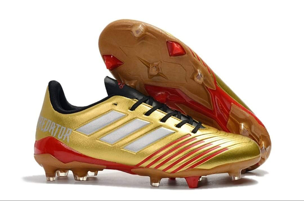 golden football shoes