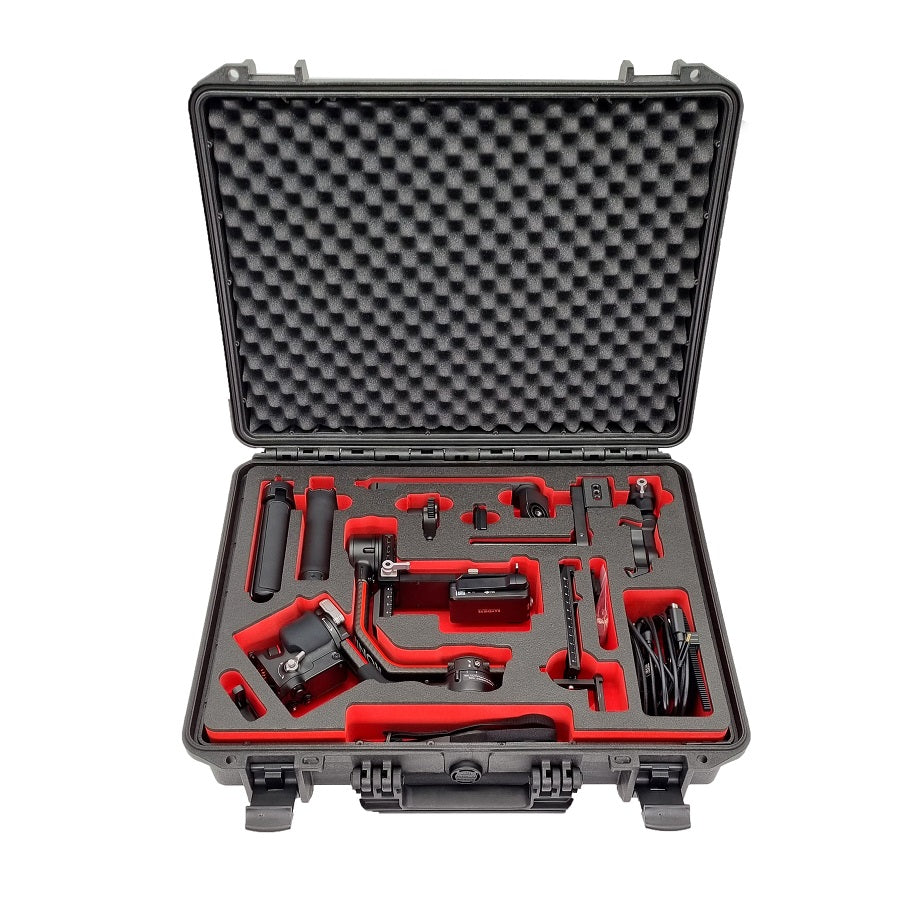 MC-CASES ® Carrying case especially for DJI Ronin RS2 Pro Combo - With  balanced axles- Waterproof