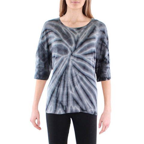 Womens Tie Dye Knit T-Shirt