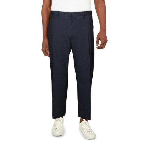 The Men's Store Mens Tailored Fit Work Wear Straight Leg Pants