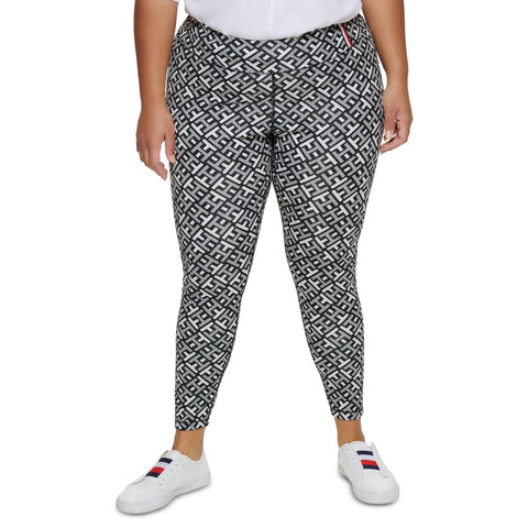 32 Degrees Polka Dots Black Casual Pants Size M - 72% off