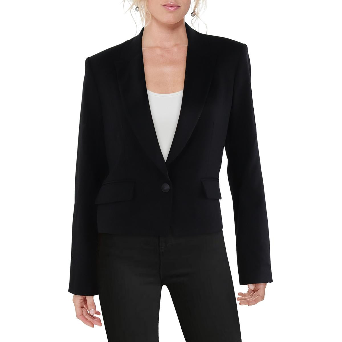 Rag & Bone Womens Wool Suit Separate One-Button Blazer - BHFO product image