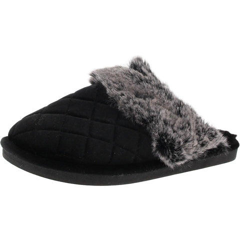Charter Club Mens BHFO Embossed  Slide Slippers