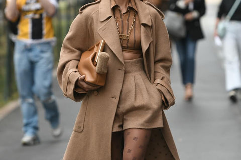 coat chocolate brown