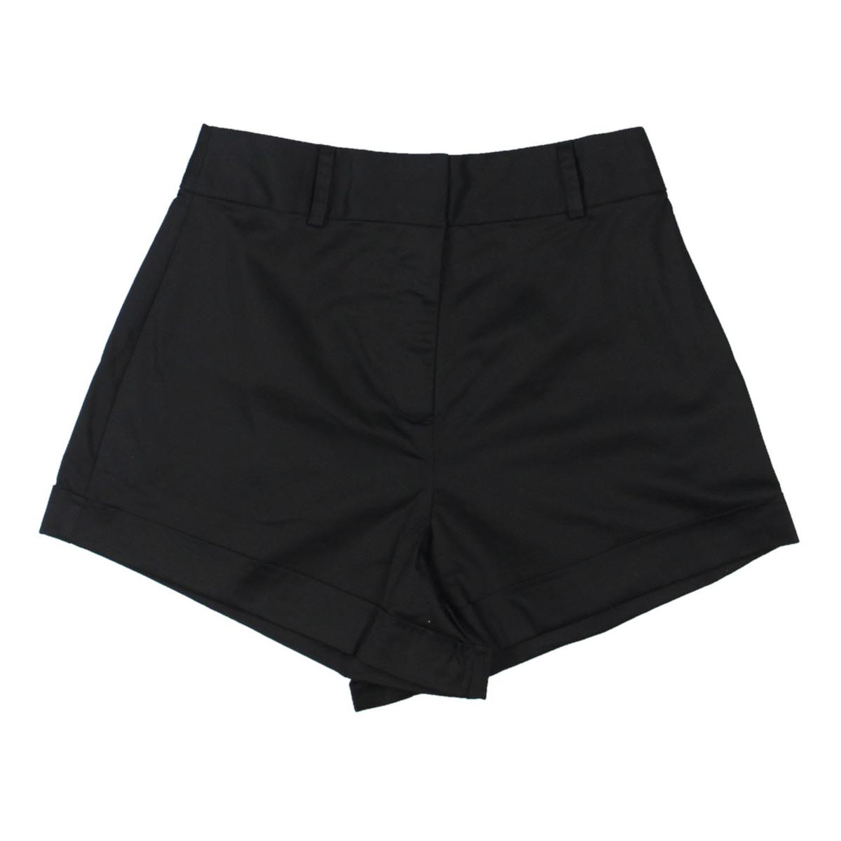 Danielle Bernstein Womens Cuffed High-Cut Shorts