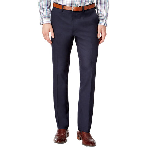The Men's Store Mens Tailored Fit Work Wear Straight Leg Pants