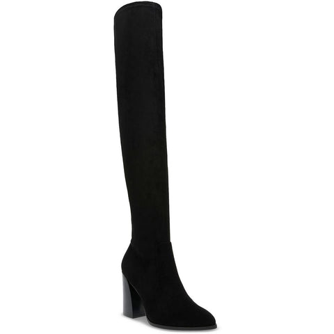 Womens Gollie Faux Suede Tall Over-The-Knee Boots