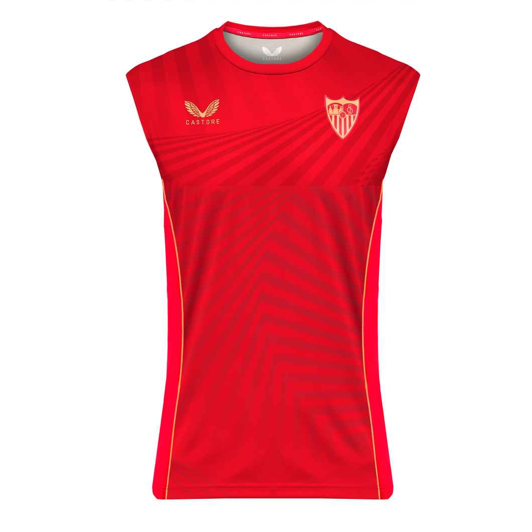Camiseta entrenamiento sin mangas Sevilla FC 22/23 adulto carmesí Tienda Oficial Sevilla