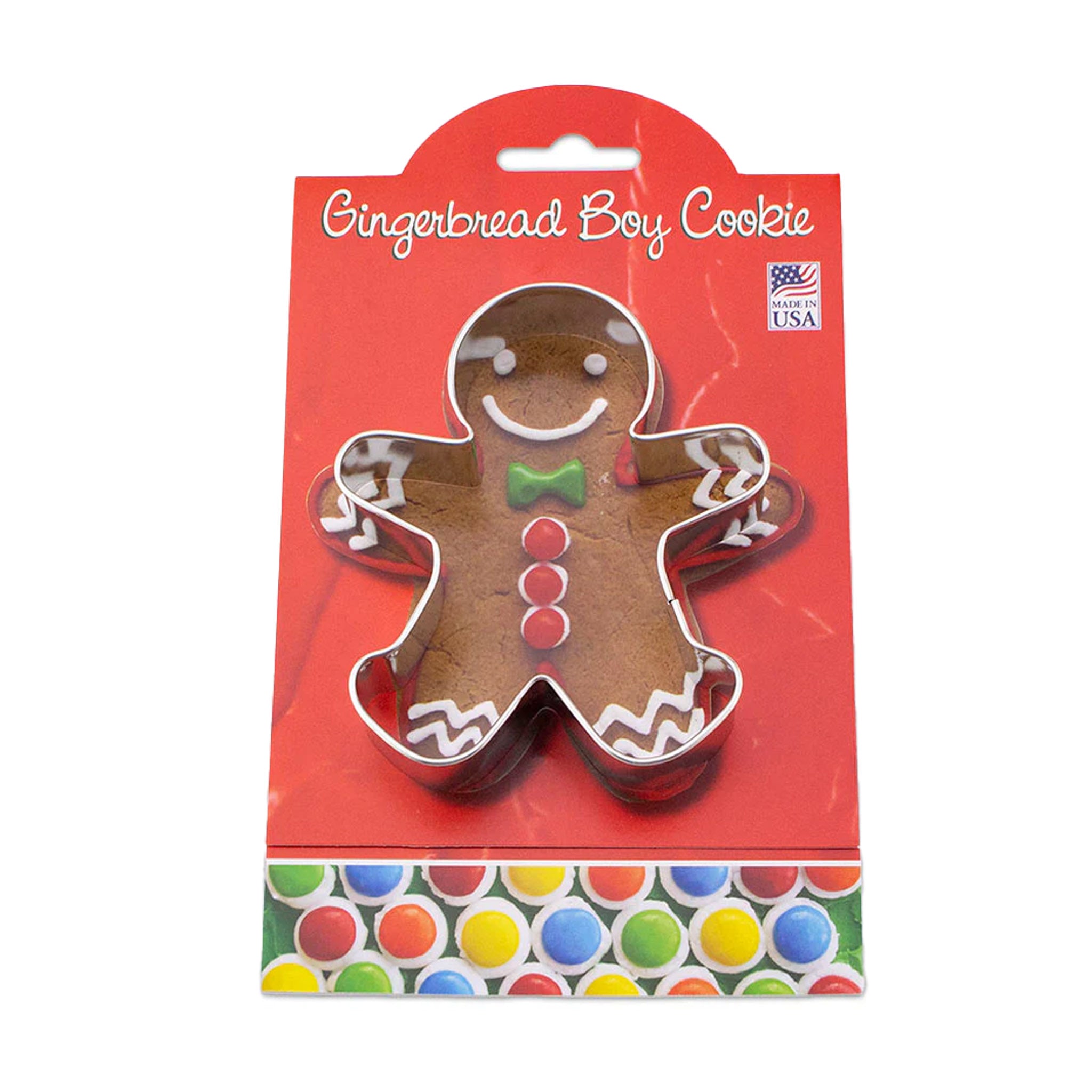 Gingerbread Boy Cookie Cutter with Recipe Card