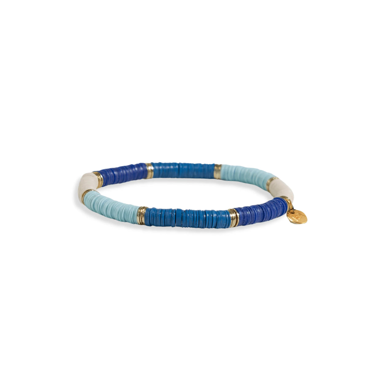Ink and alloy grace stretch bracelet blue – Addison West