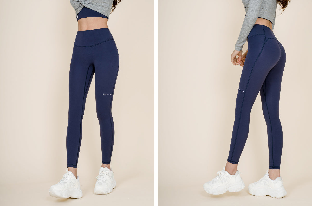 Super soft yoga pants. The milk color is cute. Full marks~ Full of elasticity and enough leg slimming effect. Sun protection fabric is suitable for any outdoor sports. Available in seven colors (8.2 points of length optional).