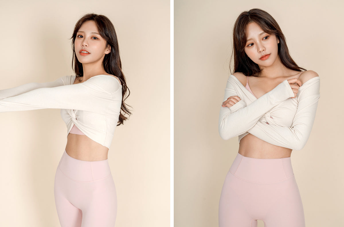 Knotted Crop Top short body design elongates body proportions six colors suitable for you with different styles ┆Melange Gray ┆ ┆Indie Pink ┆ ┆Cocoa Beige ┆ ┆Light Beige ┆ ┆Khaki ┆ ┆Ivory Ivory white┆