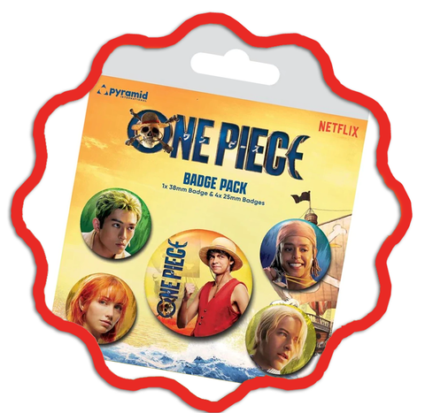 a badge pack for the live-action One Piece show on Netflix