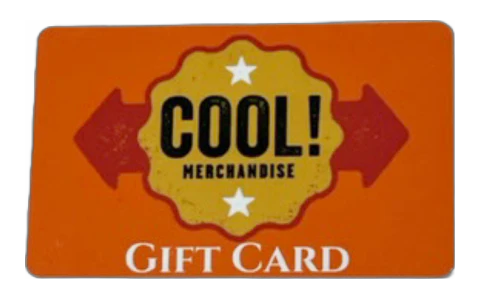 A Cool Merchandise (physical) gift card.