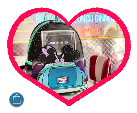 Mickey & Minnie Date Night Loungefly Bag.