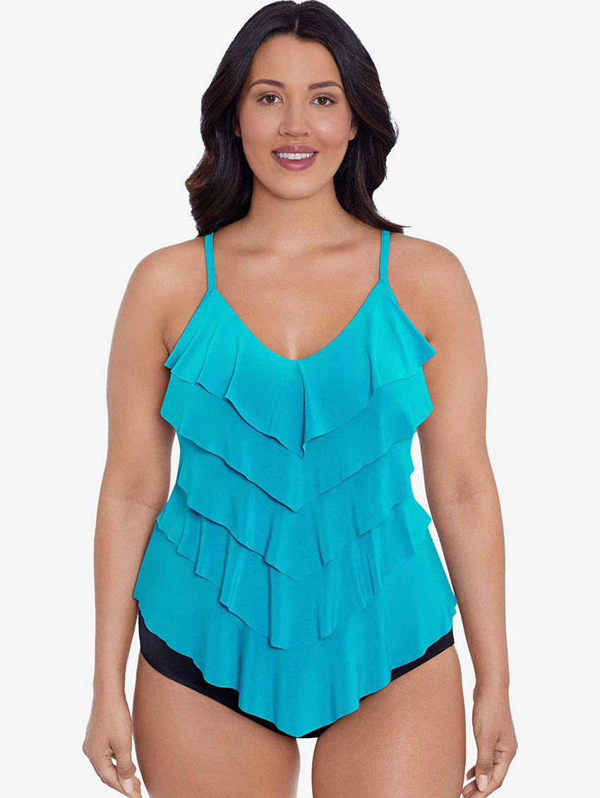 Trimshaper Rachel Ruffle Tankini