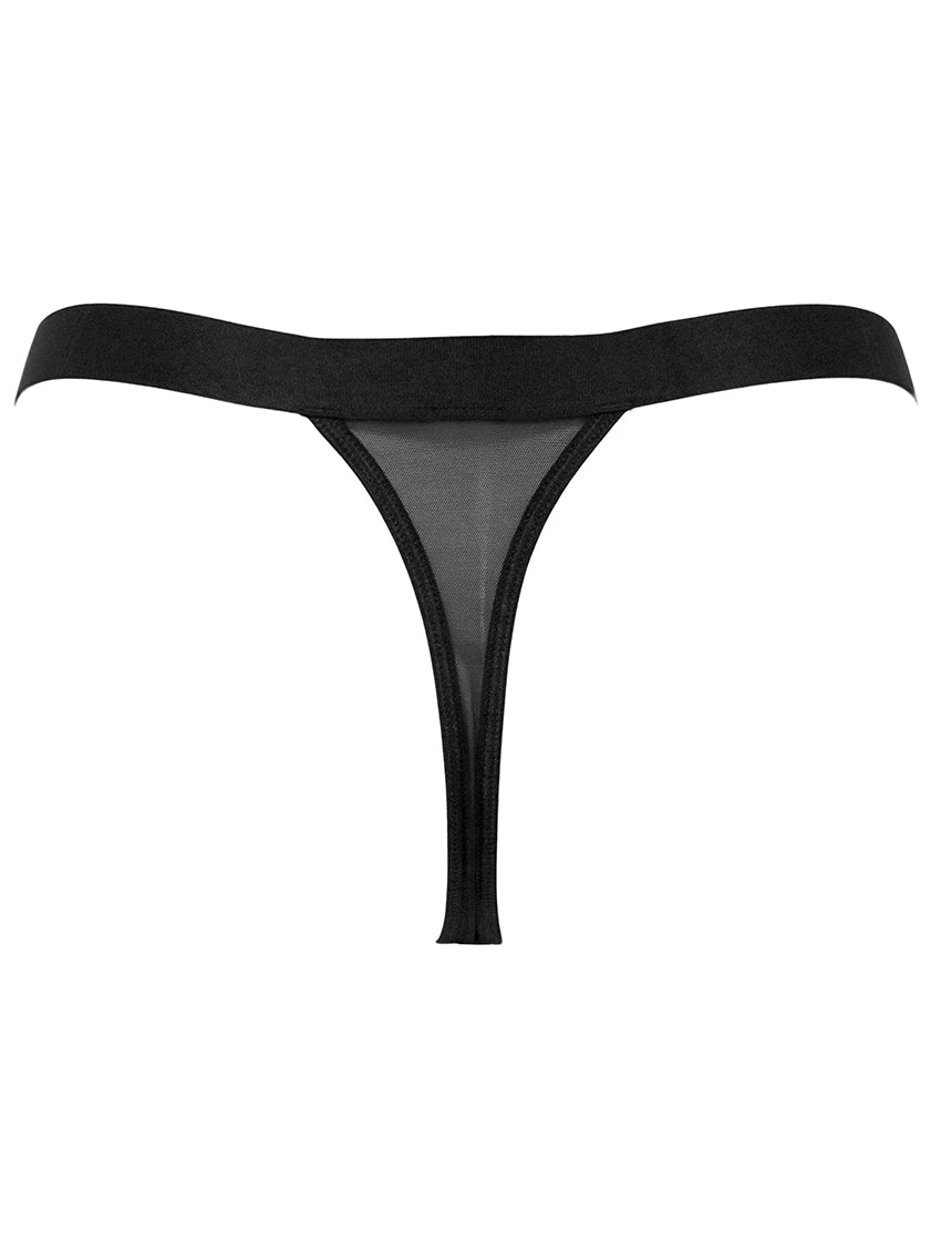 Pour Moi India Embroidery Thong