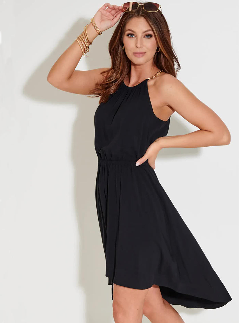 Pour Moi Hi-Neck Beach Dress