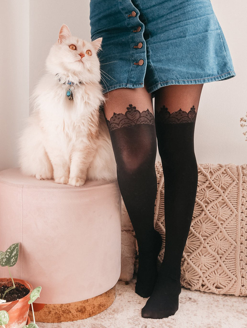 Rachel Over-The-Knee Crown Tights - Online Exclusive