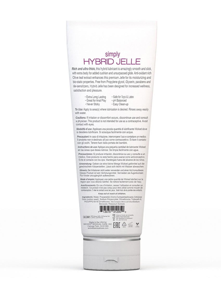 Wicked Simply Hybrid Jelle Lubricant