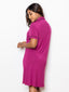 Shop in Sri Lanka for Ashanthi - Short Sleeve Classic Sleep. Shirt In Purple Potion