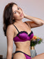 Shop in Sri Lanka for Olivia - Multiway Bra LT Push Up In Micro & Lace - Singles - Amathyst