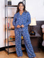 Shop in Sri Lanka for Alana - Long Sleeve Classic LPJ Set In Ditsy Blue