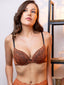 Shop in Sri Lanka for Kathy - T Shirt Plunge Bra In All Lace - Single - Autumn Leaf