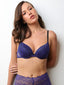 Shop in Sri Lanka for Kathy - T Shirt Plunge Bra In All Lace - Single - Clemetis Blue