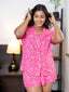 Shop in Sri Lanka for Valarie - Short Sleeve Classic SPJ Set In Ditsy Pink
