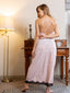 Shop in Sri Lanka for Avril - Long Gown In Pink Geo