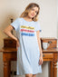 Shop in Sri Lanka for Maya - Sleep. Shirt Graphic In Cashmere Blue & Mellow Rose Combo - 2 Pack