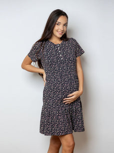 Susanna - Tiered Nursing sleep. Shirt in Ditsy Floral Buy Clothing and Fashion Online for specialGifts