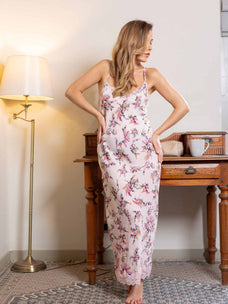 Avril - Long Gown in Rosie Floral  Online for externalFeedProduct
