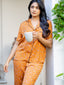 Shop in Sri Lanka for Amaya - Short Sleeve Classic LPJ Set In Ditsy Ginger