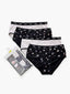 Shop in Sri Lanka for Dina - Brief 4 Pack In Black Floral & Dove Gray Combo