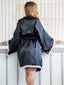 Shop in Sri Lanka for Elie - Short Robe In Black Solid