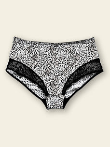 Laurie - Full Brief Lace in Snow Leopard Buy Clothing and Fashion Online for specialGifts