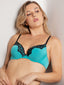 Shop in Sri Lanka for Luna - 2 Pack - Plunge Bra Padded & Wired In Turq With Black