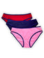 Shop in Sri Lanka for Arya - Bikini Cotton - 3 Pack In Pink, Navy & Wine