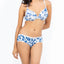 Shop in Sri Lanka for Iris - Cotton T- Shirt Plunge Bra 02 Pack In Blue & Brown Floral Combo