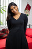 Shop in Sri Lanka for Gail - Long Sleeve Sleep. Shirt In Black