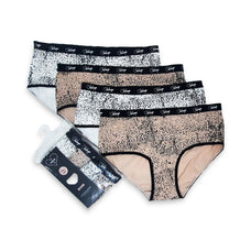Dina - Brief 4 Pack in Leopard Multi Combo Buy Clothing and Fashion Online for specialGifts
