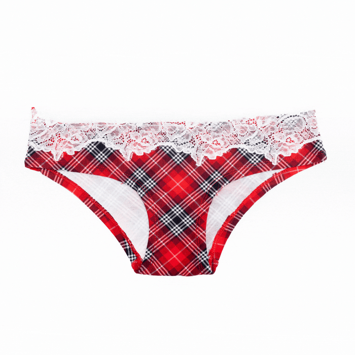 Jenna - Hipster Brief In Red Plaid Online at Kapruka | Product# ef_AC_7425440317593