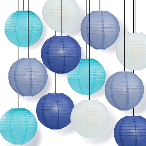 Crisscross Paper Lanterns - Multicolor (5 count)