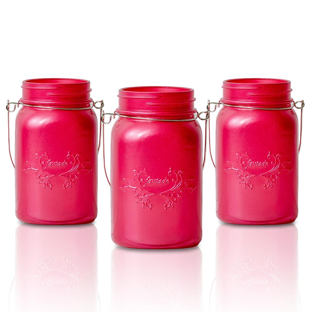 Ball 16 Oz. Pint Regular Mouth Vintage Pink Jar (4-Count