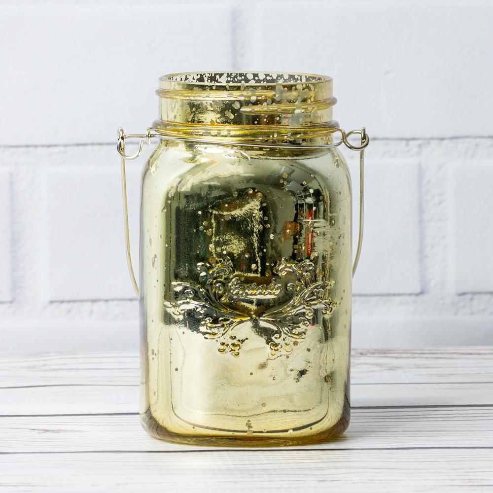 Small Mason Jar Mug w/ Handle, Lid (1 Pint / 16 oz) - Great for Crafting and Favors