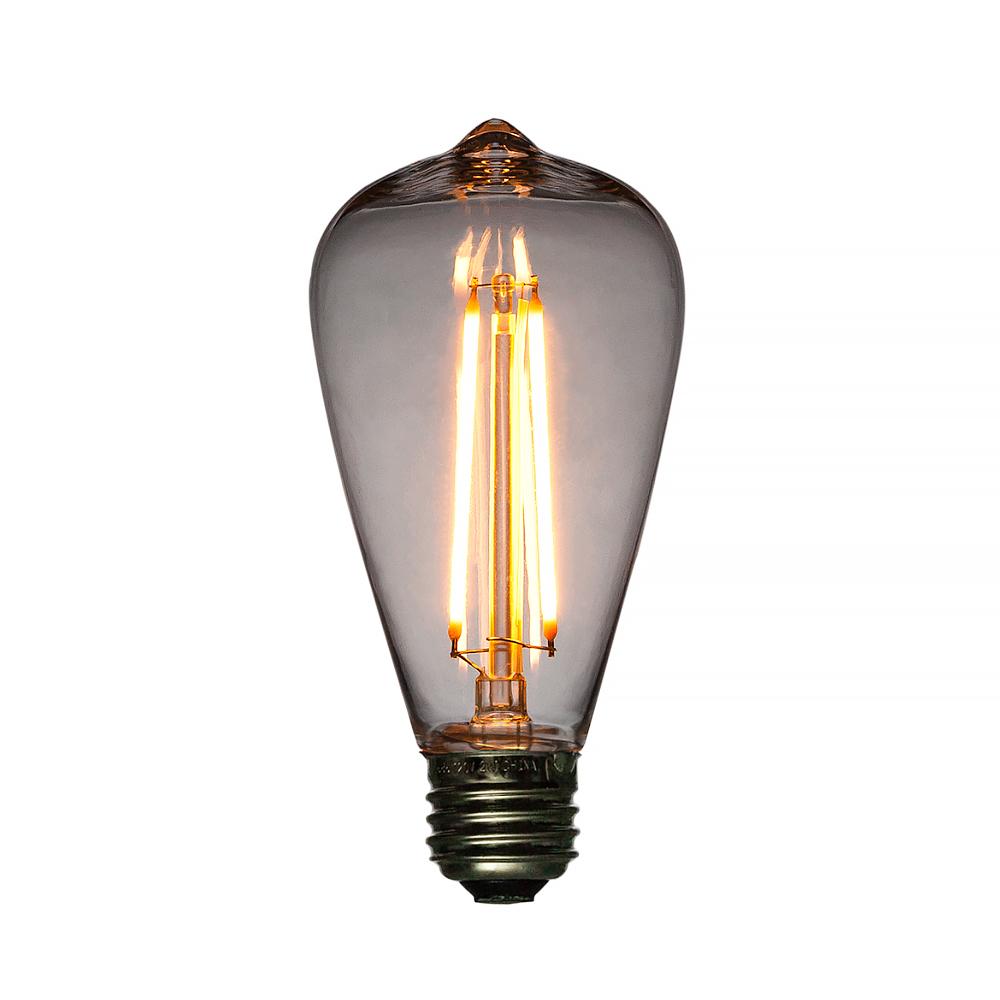 Now! Decor Bulb, Best Shatterproof Base, Saving E26 1W, Bazaar | Prices Wholesale Medium & At Dimmable, - Bulk Sale Luna Light Boho on Energy Filament Style Vintage Break-Resistant LED S14